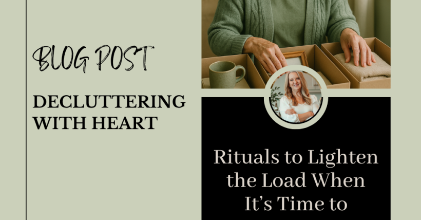 Decluttering with Heart: Rituals to Lighten the Load When It’s Time to Let Go